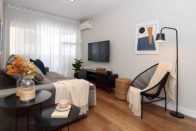 Mtr706| Hab. con condominio completo en Leblon