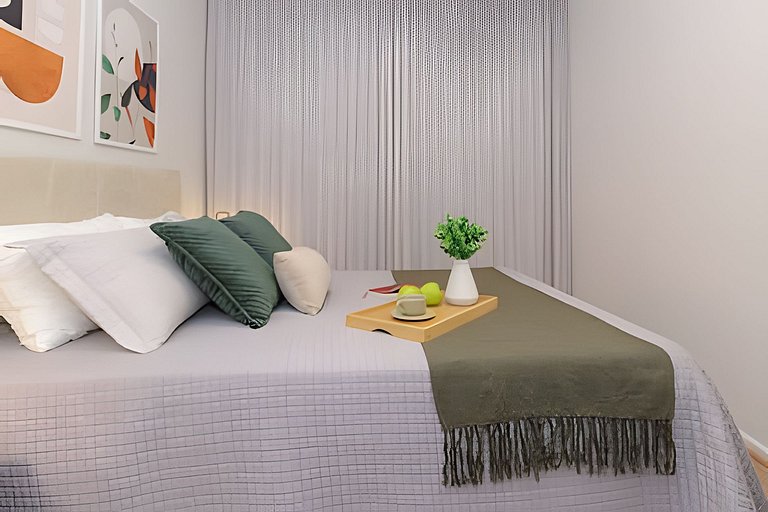 Mtr706| Apto. condominio completo e vaga no Leblon