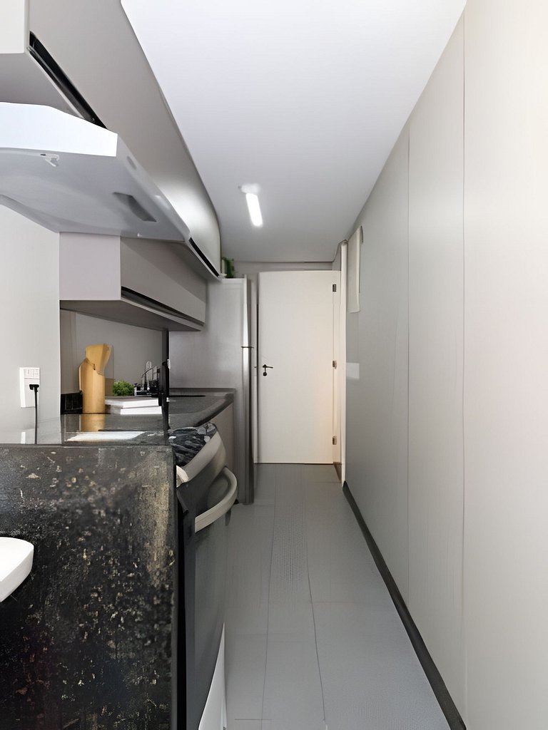 Mtr706| Apto. condominio completo e vaga no Leblon