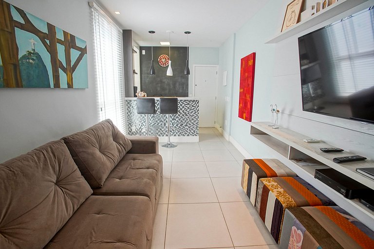 Urq401| Departamento acogedor en Leblon!