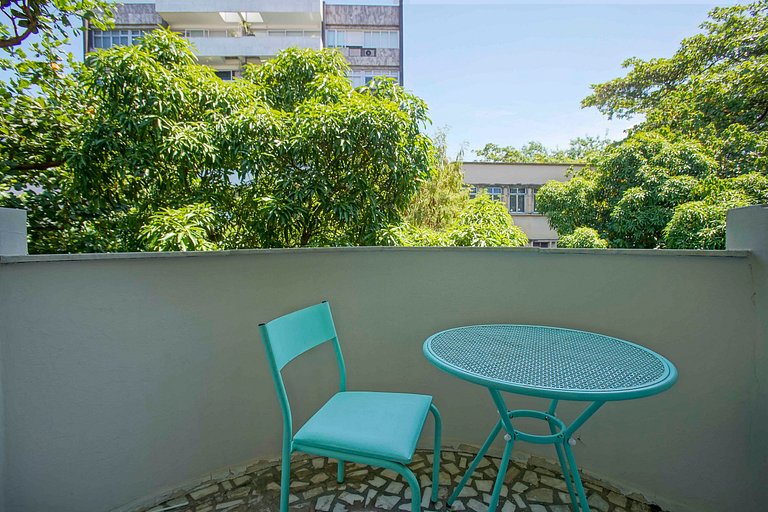 Urq401| Quarto e sala aconchegante no Leblon!