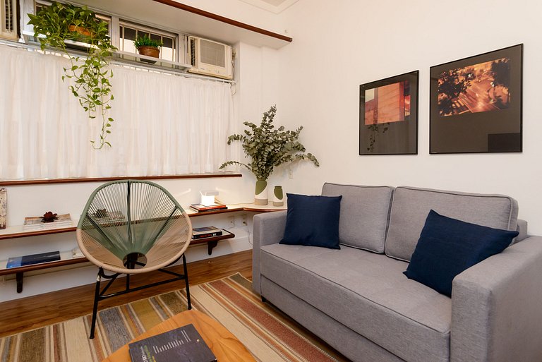 LIN101| Modern apartment 6 mn from Leblon beach