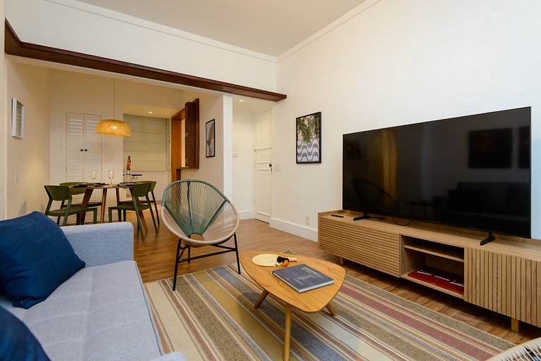 LIN101 |Moderno piso a 6 mn de la playa de Leblon