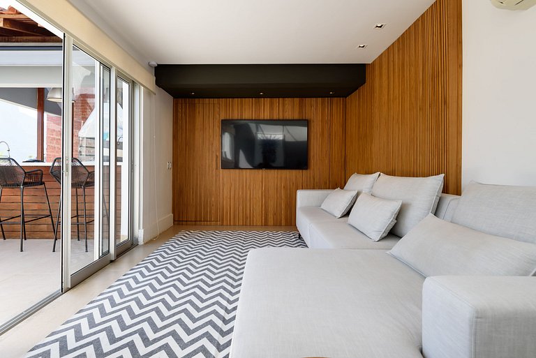 Fer701| Cobertura Leblon c/ piscina e vista Cristo