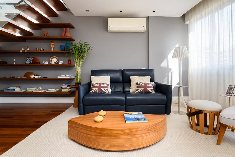 Fer701| Cobertura Leblon c/ piscina e vista Cristo