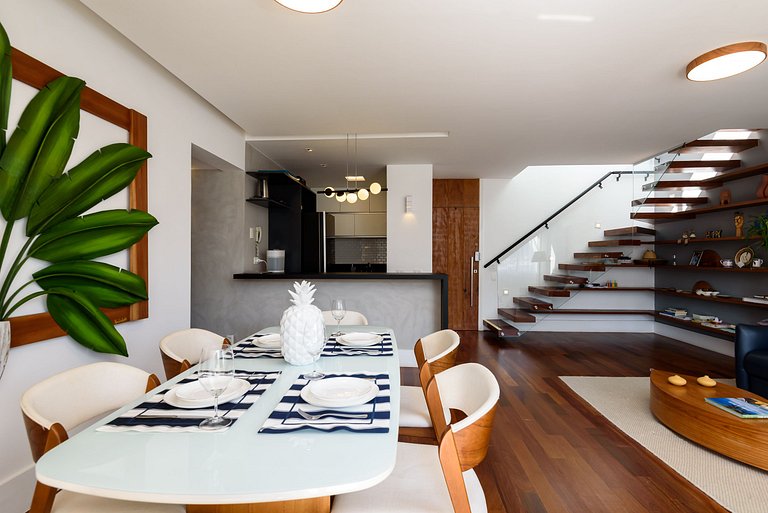 Fer701| Cobertura Leblon c/ piscina e vista Cristo