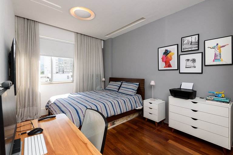 Fer701| Cobertura Leblon c/ piscina e vista Cristo