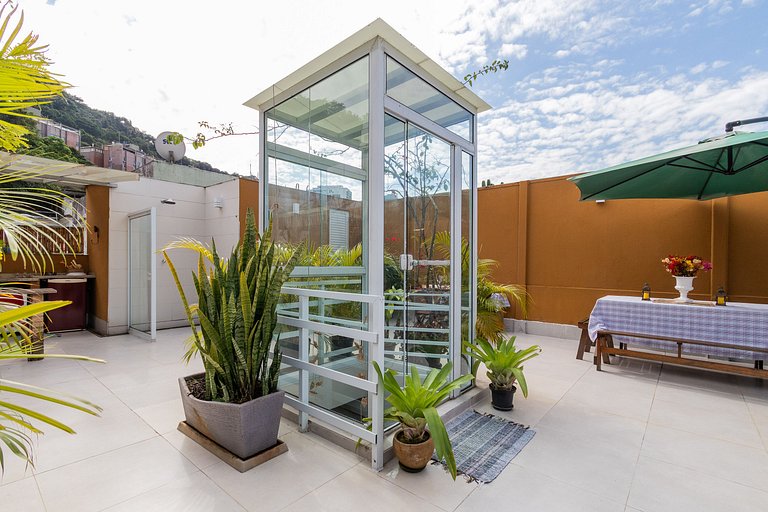 VIC402|3room penthouse in Gávea w/ beautiful views