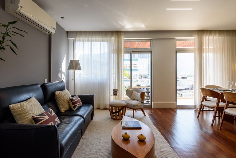 Fer701| Cobertura Leblon c/ piscina e vista Cristo