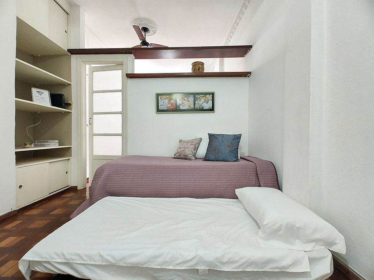 NS403| Nice apto in Copacabana,3 mn from the beach