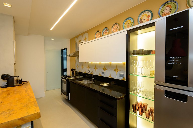 MAR404|Quality & style,Leblon 3 min from the beach