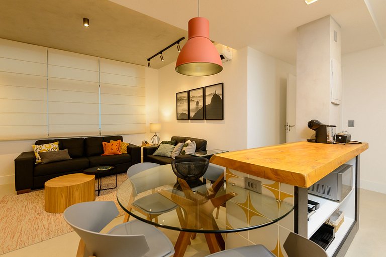 MAR404|Quality & style,Leblon 3 min from the beach