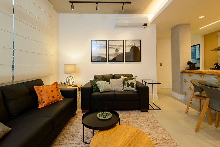 MAR404|Quality & style,Leblon 3 min from the beach