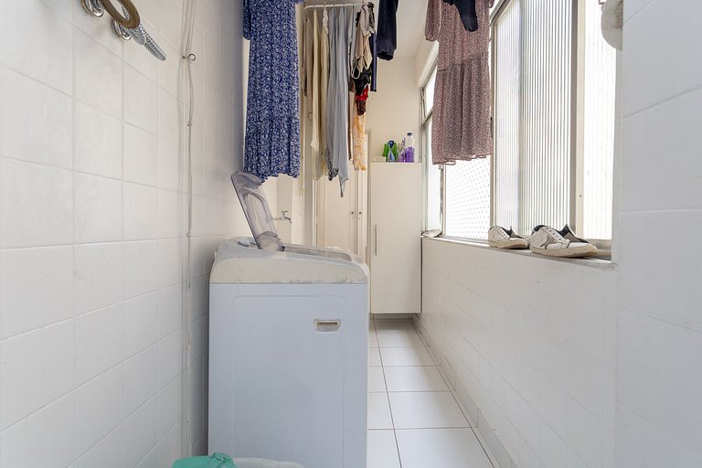 Raul601|Espaçoso apto em Copacabana,3 min da praia