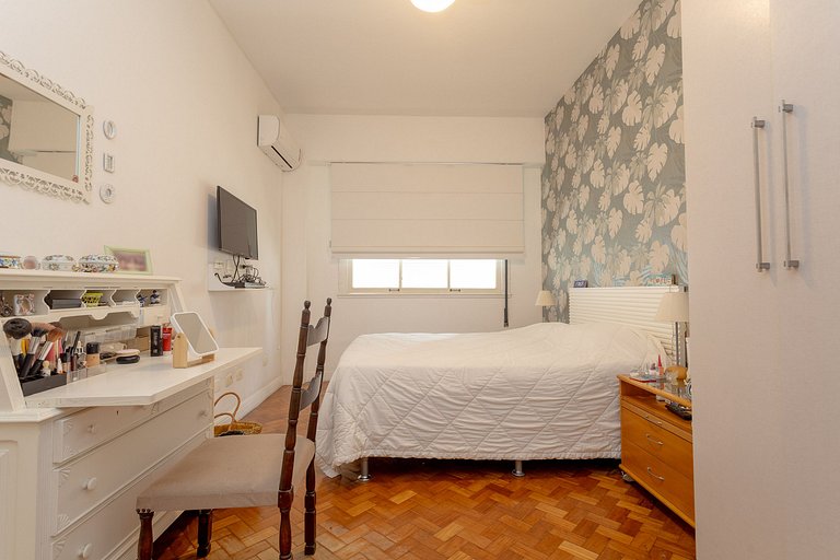 Raul601|Espaçoso apto em Copacabana,3 min da praia