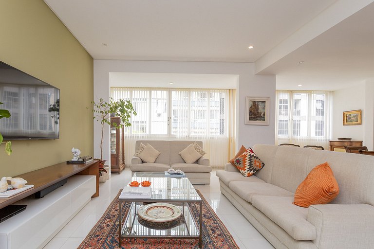 Raul601|Espaçoso apto em Copacabana,3 min da praia