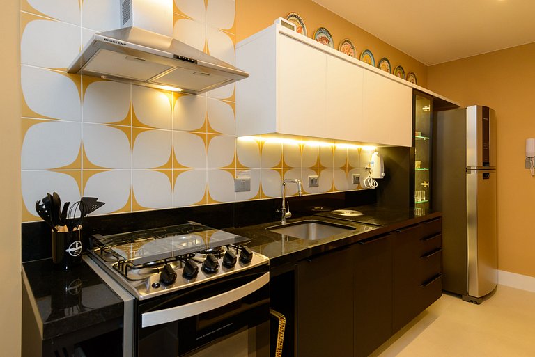 MAR404|Quality & style,Leblon 3 min from the beach