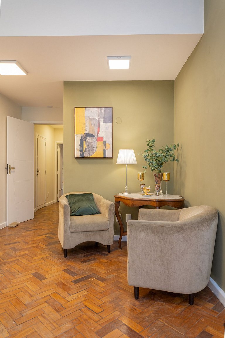 Afra307|Spacious and sophisticated apt in Leblon