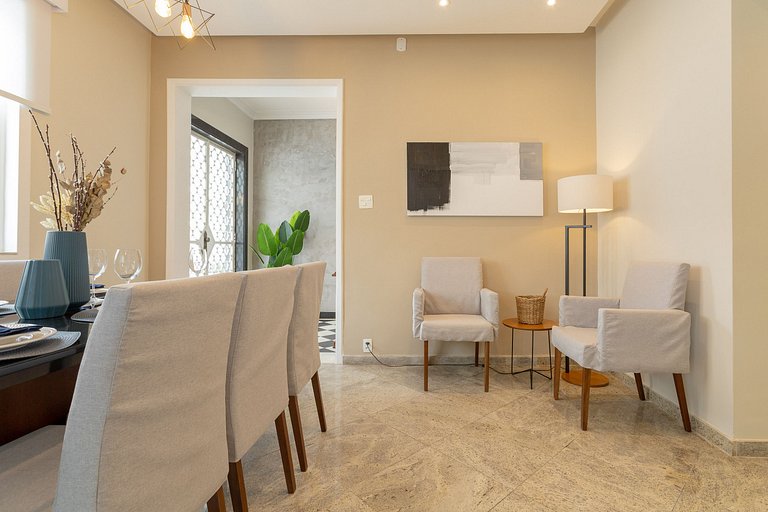 FSA09|Linda casa de vila,Copacabana 5 min da praia