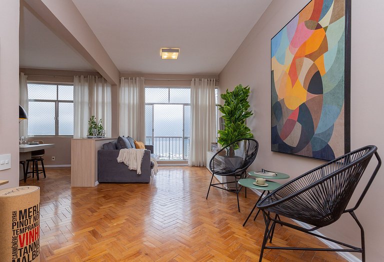 Nasc1801|Luxuoso apto em Ipanema,vista espetacular