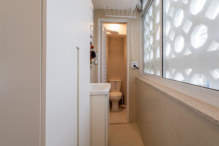 Lindo apto no Leblon, 5 min da praia