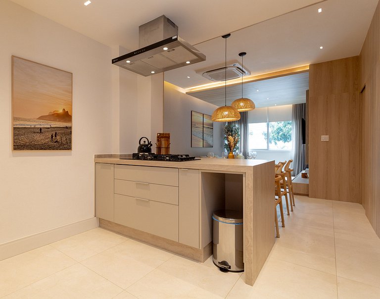 Mtr101 | 2 suites in Leblon, 7 min from the beach