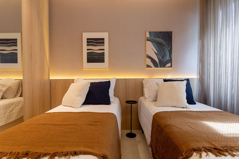 Mtr101 | 2 suites in Leblon, 7 min from the beach