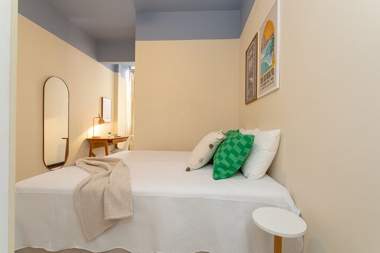 Atlântica910|Belo piso en Copacabana,100m de playa