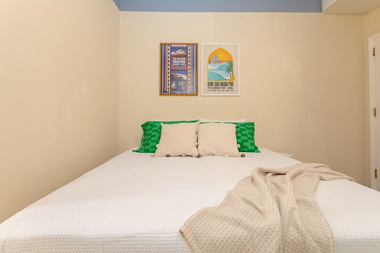 Atlântica910| 2 room in Copacabana,100m from beach