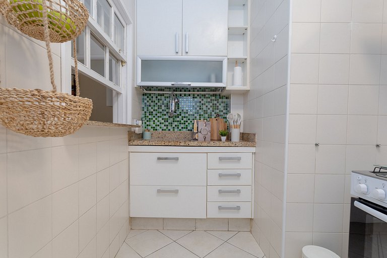 Atlântica910| 2 room in Copacabana,100m from beach