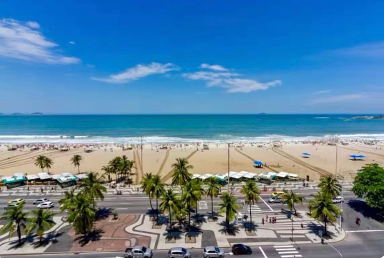 Atlântica910|Belo apto em Copacabana,100m da praia