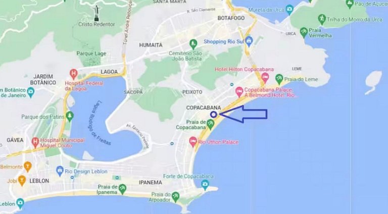 Atlântica910|Belo apto em Copacabana,100m da praia