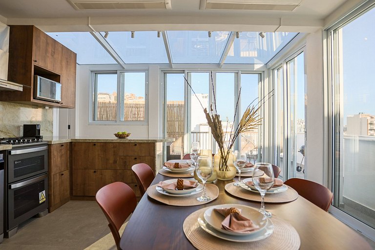 Barao807| Lindo Duplex em Ipanema, 5 min da praia