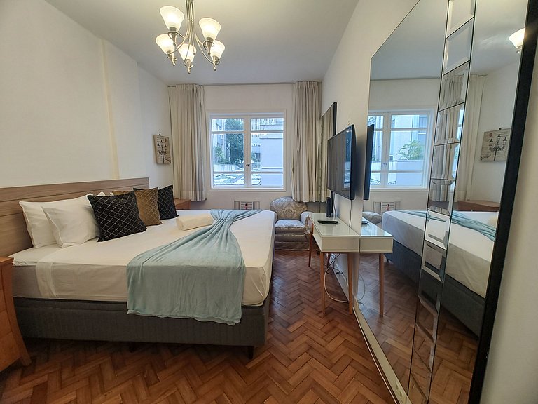 Afra205 | 3 rooms in Leblon, 3 mn from the beach