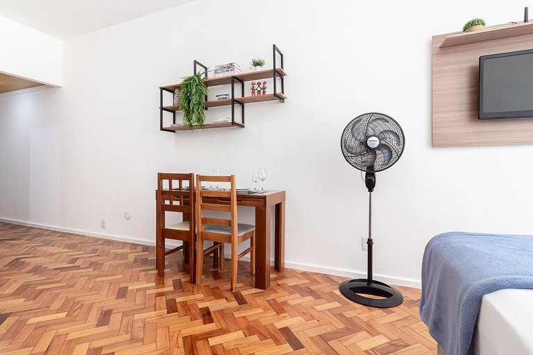 Pri502|Complete studio apt 2 mn from Copa Beach