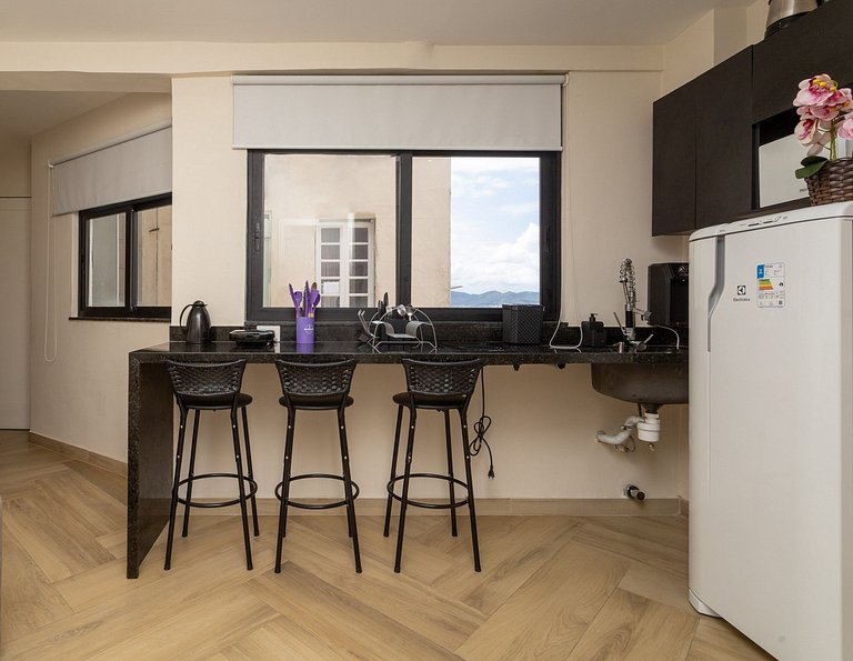 Glória803| Quarto e sala aconchegante na Glória