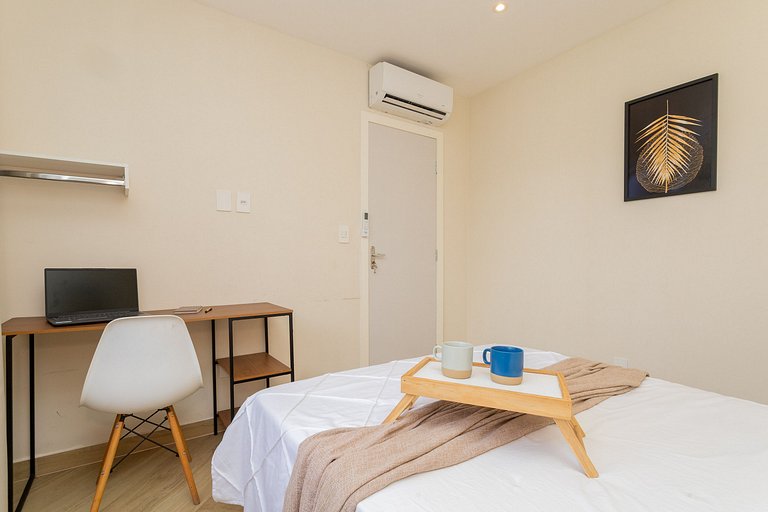 Glória402|Apto bien decorado cerca de Lapa