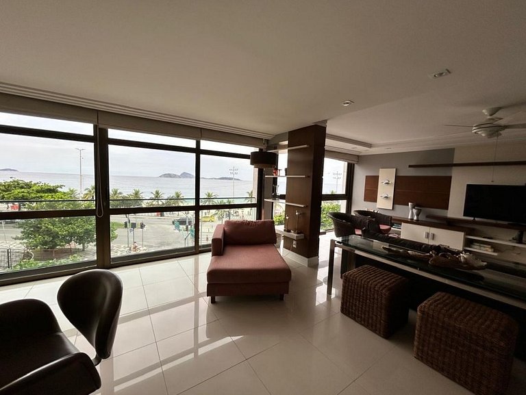 NABU202| Lujoso piso de 4 dorm Ipanema, frente mar