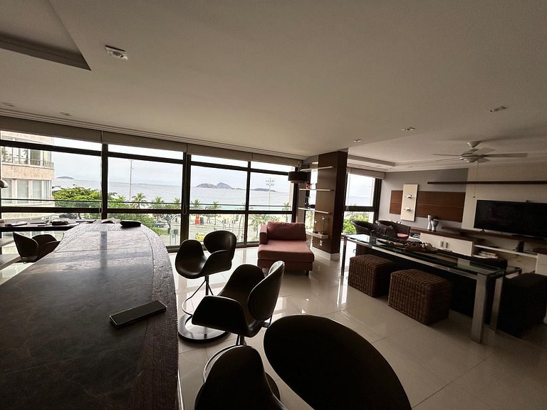 NABU202| Luxuoso 4 quartos em Ipanema à beira mar