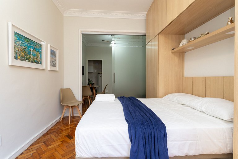 Far406| Apto acolhedor no coração de Botafogo