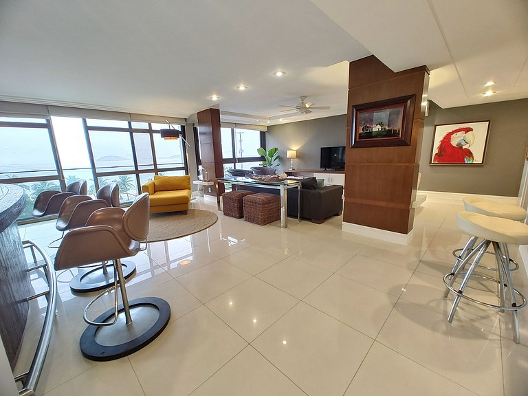 Nabu202| Luxuoso 4 quartos em Ipanema à beira mar