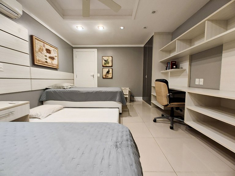 Nabu202| Lujoso piso de 4 dorm Ipanema, frente mar