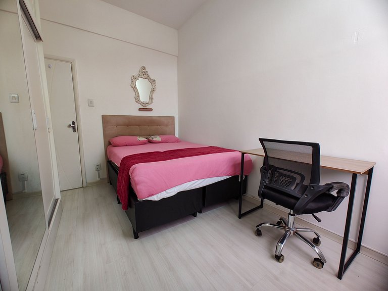 NS904|2 rooms in Copacabana overlooking the Christ