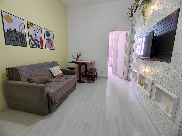 NS904|2 rooms in Copacabana overlooking the Christ