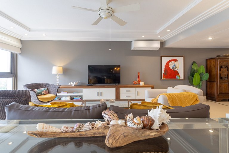 Nabu202| Luxuoso 4 quartos em Ipanema à beira mar