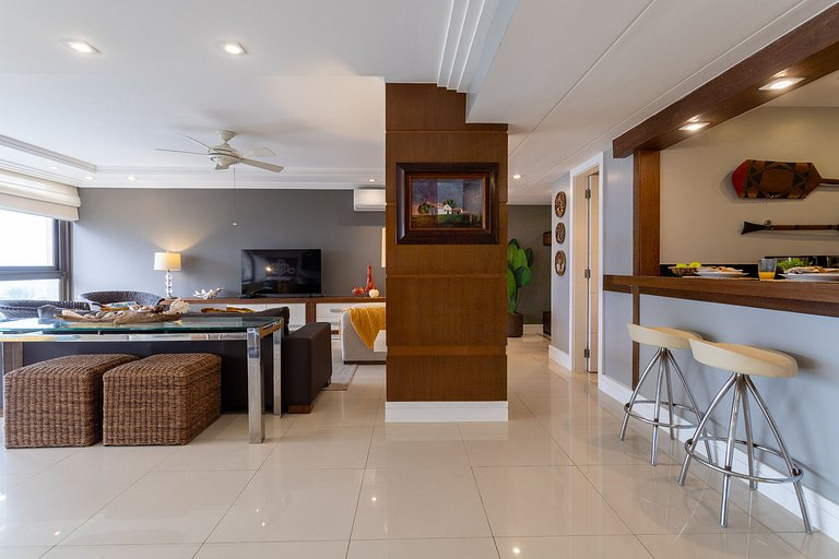 Nabu202| Lujoso piso de 4 dorm Ipanema, frente mar