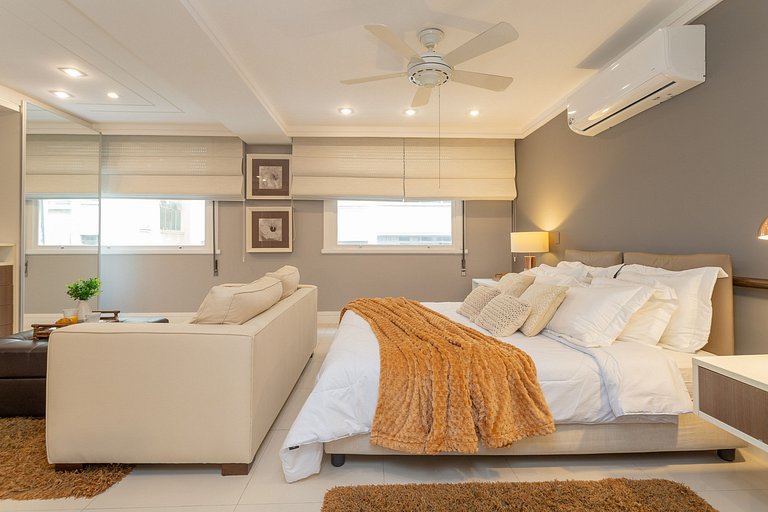 Nabu202| Luxuoso 4 quartos em Ipanema à beira mar