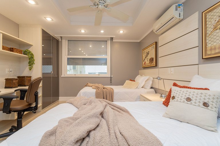 Nabu202| Luxuoso 4 quartos em Ipanema à beira mar