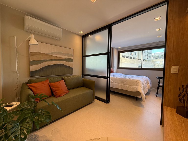 Vic314|Modern studio apartment in Gávea