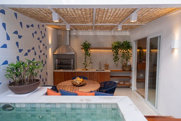 JB403|Duplex com piscina no Jardim Botânico